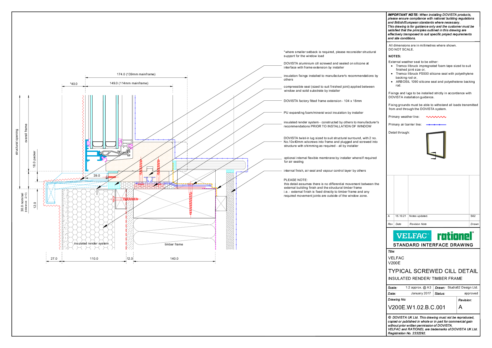 Insulated Render - Timber Frame (V200E.W1.02.B.C.001.A)